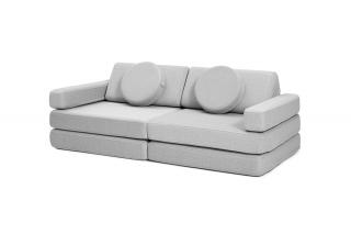 Skladací penový bunker SOFA MINI Zvoľte farbu: Svetlo sivá