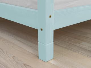 Súprava prídavných nôh postele FOOTS Zvoľte farbu: Svetlo modrá, Rozmer: 10 cm, Varianta: Pre postele o šírke 140 cm a viac (6 ks)