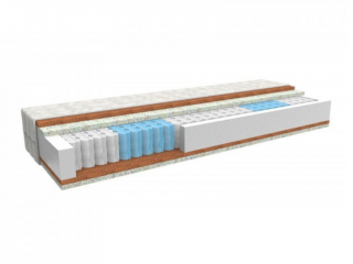 Taštičkový matrac ERGONOMY PLUS s kokosovými vláknami Zvoľte rozmer: 85x200 cm