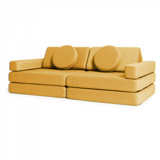 Veľký multifunkčný skladací bunker SOFA Zvoľte farbu: Horčicová