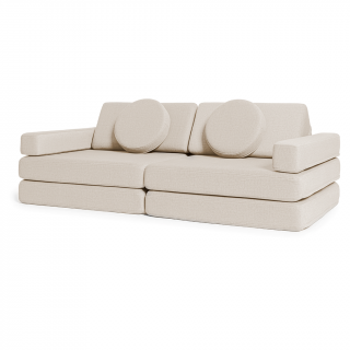 Veľký multifunkčný skladací bunker SOFA Zvoľte farbu: Krémová