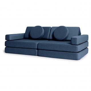Veľký multifunkčný skladací bunker SOFA Zvoľte farbu: Námornícka modrá