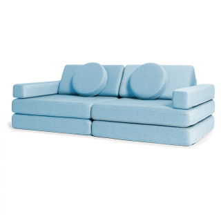 Veľký multifunkčný skladací bunker SOFA Zvoľte farbu: Svetlo modrá