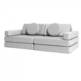 Veľký multifunkčný skladací bunker SOFA Zvoľte farbu: Svetlo sivá
