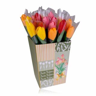 Accentra - Mydlový tulipán na stonke  Mydlový tulipán na stonke 1x4g Farba ruže: Červená