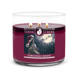 Goose Creek - Vianočné kúzlo  Aromatická sviečka v skle 411 g