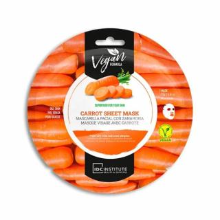 IDC Institute - Pleťová maska Vegan s mrkvovým extraktom  Pleťová maska 23 g