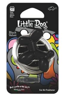 Little Dog - Čierny zamat  Vôňa do auta