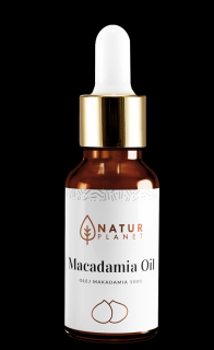 Natur Planet - Makadamiový olej  Prírodný Makadamiový olej Objem: 30 ml