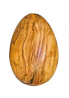 Drevené vajíčko z olivového dreva Veľkosť: veľké 8 cm