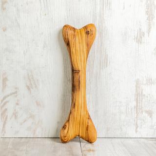 OLIWOOD Drevená kosť z olivového dreva Veľkosť: 25 cm