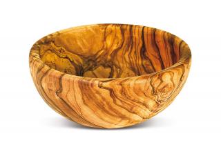 OLIWOOD Okrúhla miska z olivového dreva Rozmery: Ø 28 cm výška 12 cm