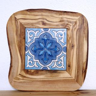 OLIWOOD Podložka drevo & keramika 20 x 20 cm Vzor: mediterran 2
