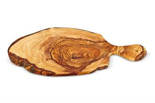 OLIWOOD Rustikálny lopárik z olivového dreva Rozmery: grande 45 x 16 x 1,5 cm