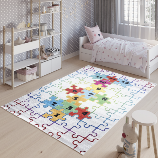 Dizajnový koberec PUZZLE - PRINT EMMA ROZMERY: 160x230