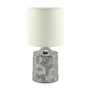 PROXIMA.store - Dizajnová stolná lampa LINDA FARBA: strieborná