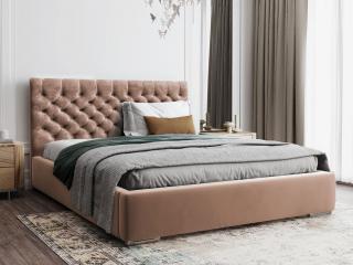 PROXIMA.store - Luxusná čalúnená posteľ GRACE ROZMER: 140 x 200 cm