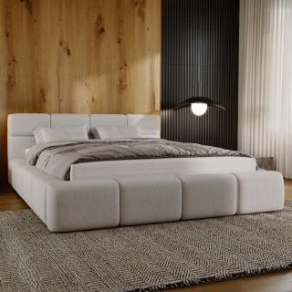 PROXIMA.store - Minmalistická čalúnená posteľ WILHELMINA ROZMER: 180 x 200 cm, SKUPINA LÁTOK: Skupina 1