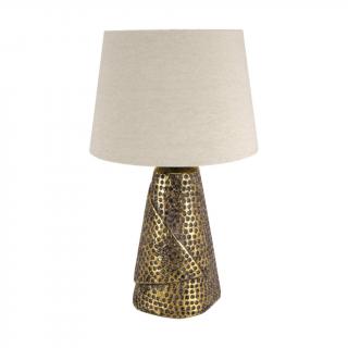 PROXIMA.store - Rustikálna stolná lampa MAGDA FARBA: zlatá