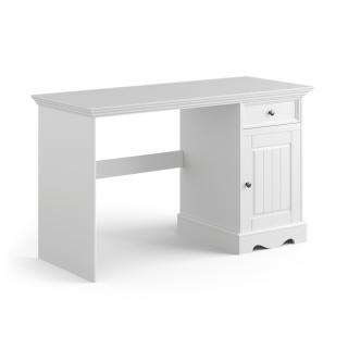 PROXIMA.store - Rustikálny písací stôl 1.1 - BELLUNO ELEGANTE FARBA: biela