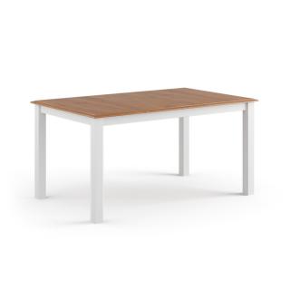 PROXIMA.store - Rustikálny rozkladací stôl 93/150 - 197 cm - BELLUNO ELEGANTE FARBA: biela - dub