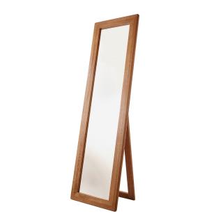 PROXIMA.store - Stojace dubové zrkadlo 175 x 50 x 35 cm - GIALO FARBA: dub