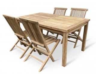 PROXIMA.store - Záhradný teakový set CLASIC