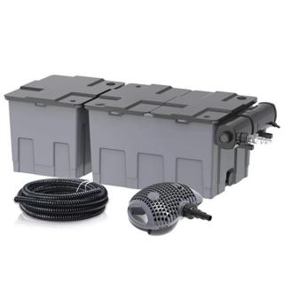 Jazierková filtrácia Heissner FPU40000-00 - 10000 l/h UV 24W do 40 m3