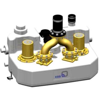 Kalová stanica KSB mini-Compacta UZ1.150 D 2x0,75kW 400V