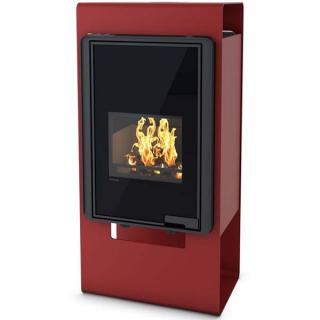 Krbové kachle HS Flamingo DeLuxe SINGA 9kW HSF42-039 červená
