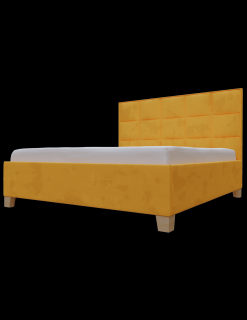 Mrava Čalúnená manželská posteľ CASTOR Farba nožičiek: canyon, Rozmer: 200x180, Výška záhlavia: 137 cm