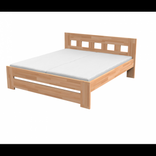TEXPOL Manželská masívna posteľ JANA Materiál: BUK prírodný, Rozmer: 200x160