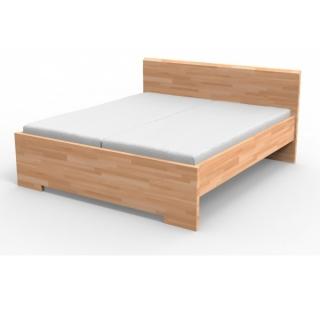 TEXPOL Manželská masívna posteľ MONA Materiál: BUK prírodný, Veľkosť: 200 x 160 cm