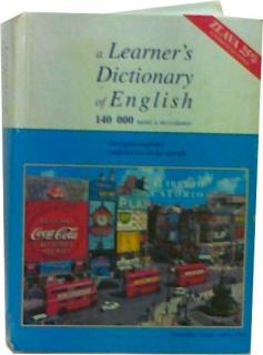 a Learner´s Dictionary of English
