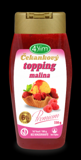 4slim Čakankový topping ovocný 330 g - 3 príchute Zvoľ príchuť: Malina