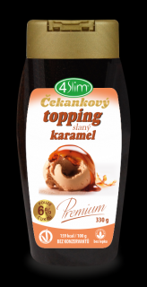 4Slim Čakankový topping slaný karamel Váha: 330 g