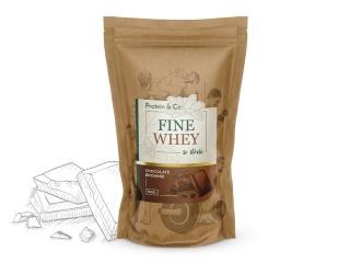 FINE WHEY – prírodný proteín sladený stéviou 1 kg Zvoľ príchuť: Chocolate brownie