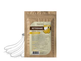 Ketoshake – 1 porcia 30 g Zvoľ príchuť: Banana split