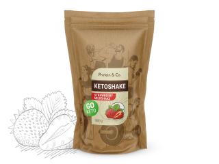 Ketoshake – proteínový diétny koktail Váha: 1 000 g, Zvoľ príchuť: Strawberry milkshake