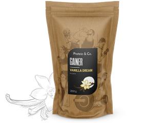 Protein&Co. Gainer 2kg Zvoľ príchuť: Vanilla dream