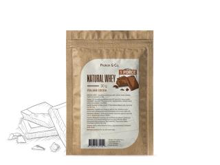 Protein&Co. NATURAL WHEY 30 g Zvoľ príchuť: Italian cocoa