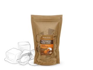 Protein&Co Proteínová kaša s chia 480 g Zvoľ príchuť produktu: Karamel a arašidy
