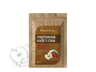 Protein&co. Proteínová kaša s chia 80 g Zvoľ príchuť: Jablko so škoricou