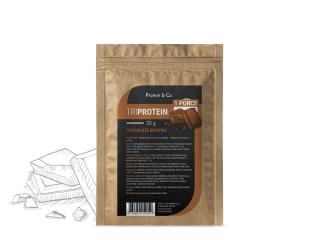 Triproteín – 1 porcia 30 g Zvoľ príchuť: Chocolate brownie