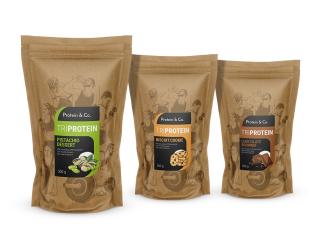 TRIPROTEIN 500 g -  akcia 2 + 1 zdarma Zvoľ príchuť: Biscuit cookie, Zvoľ príchuť 3: Chocolate brownie, Zvoľ príchuť: Natural