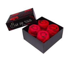 Darčekové balenie ponožiek - Paradoo Box ruží (2 páry) Veľkosť: 36-40