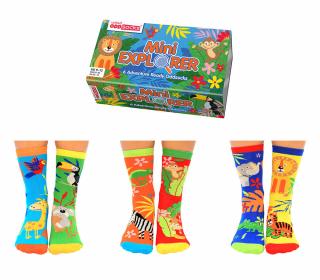 Detské veselé ponožky Mini Explorer veľ.: 27-30