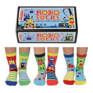 Detské veselé ponožky Robo Socks veľ.: 27-30