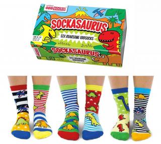 Detské veselé ponožky Sockasaurus veľ.: 27-30