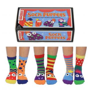 Detské veselé ponožky The Sock Puppets veľ.: 27-30